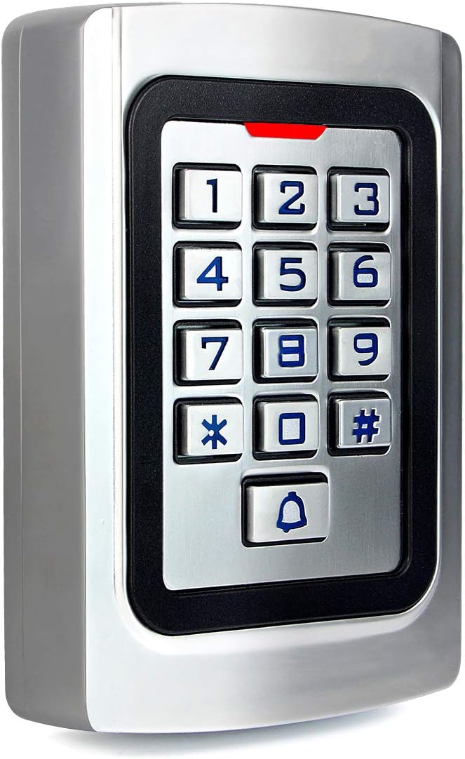 Retekess لوحة دخول بدون مفتاح T-AC04، لوحة تحكم الوصول، لوحة مفاتيح الباب، لوحة مفاتيح RFID برمز PIN Wiegand 26، مقاومة للماء IP68، 2000 مستخدم - Image 4